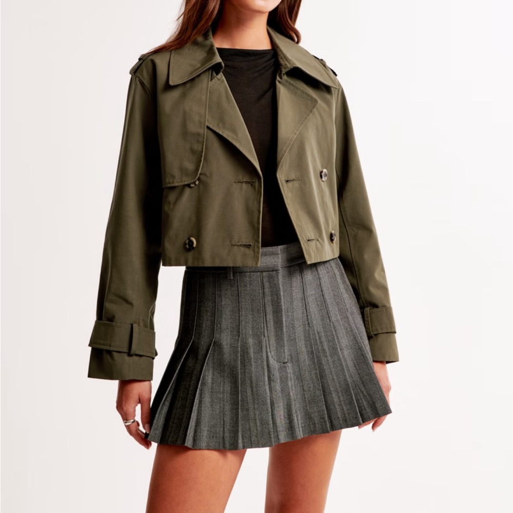 Abercrombie Cropped Trench